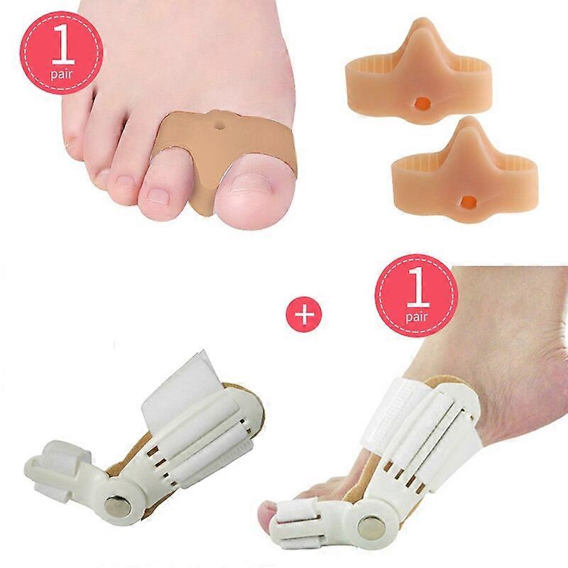 Correcteur d’hallux valgus Oignons pour orteils Correcteur de pied Séparateur de doigts Séparateur de pouce et d’orteil Outils de soins des pieds Correcteur d’oignon