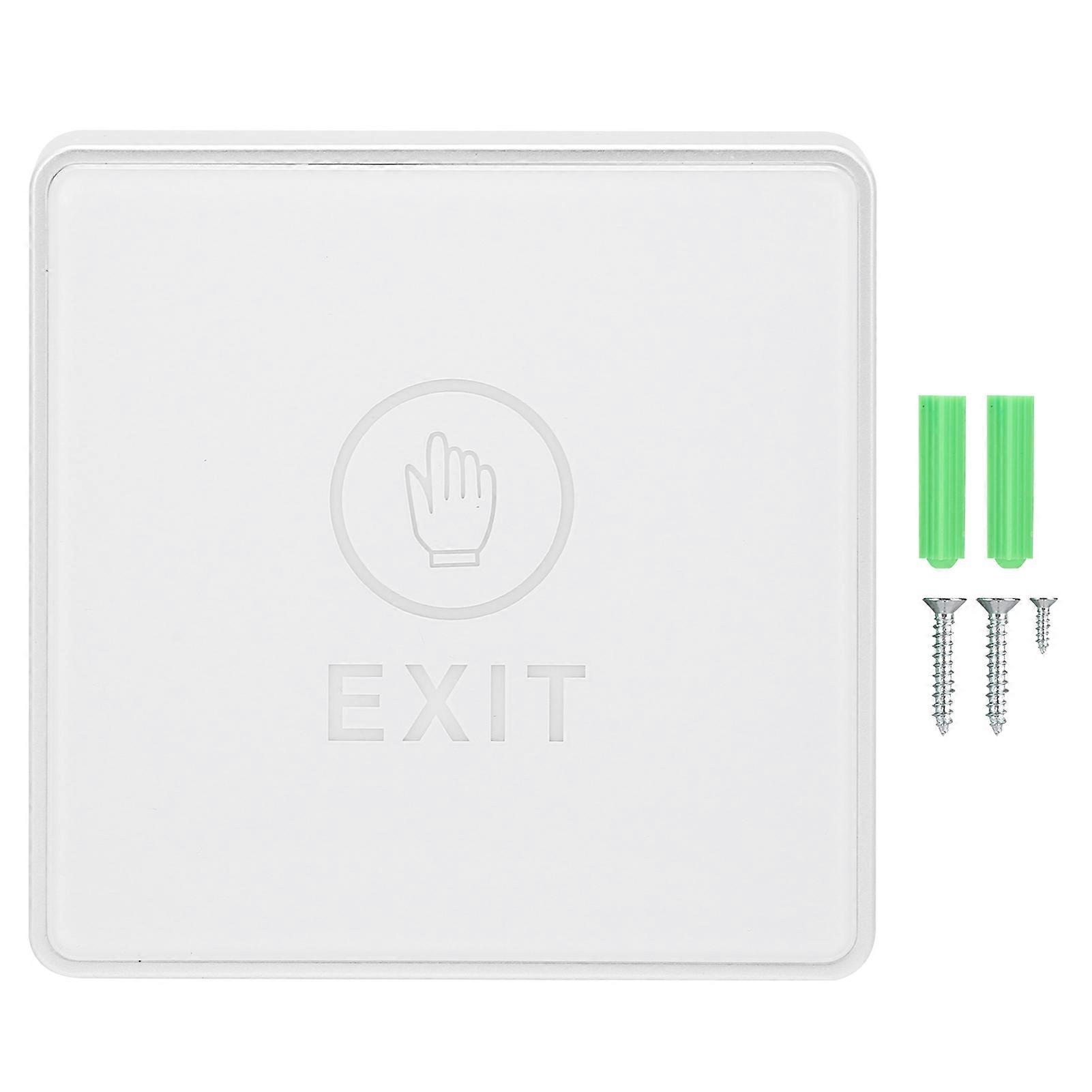 LED Display Access Control Door Exit Switch Touch Button Sensitive Reaction with Mounting Screws