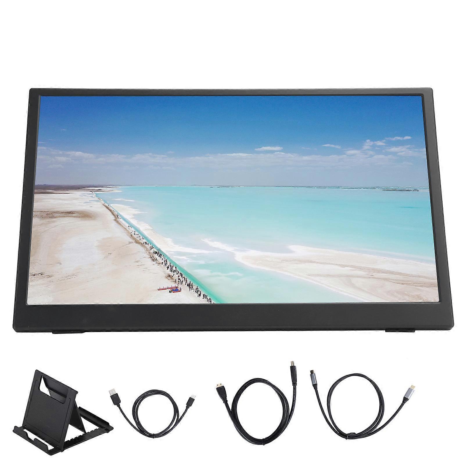 15.6in Ips Portable Ultrathin Display Game Console Computer Hdmi Typec Split Screen 1080p