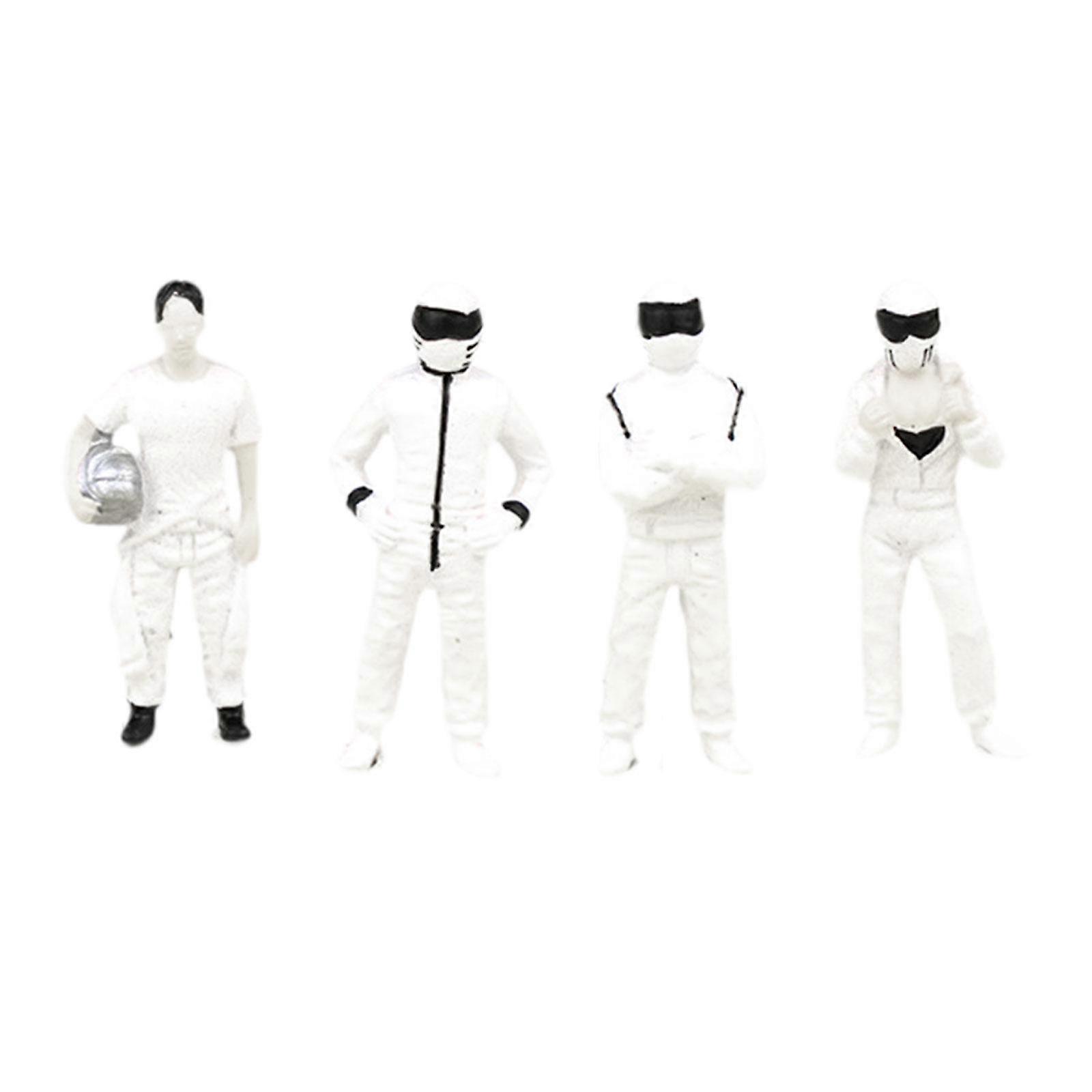 4x 1/64 Scale Figure Tiny People for Train Station Layout Model Train Layout