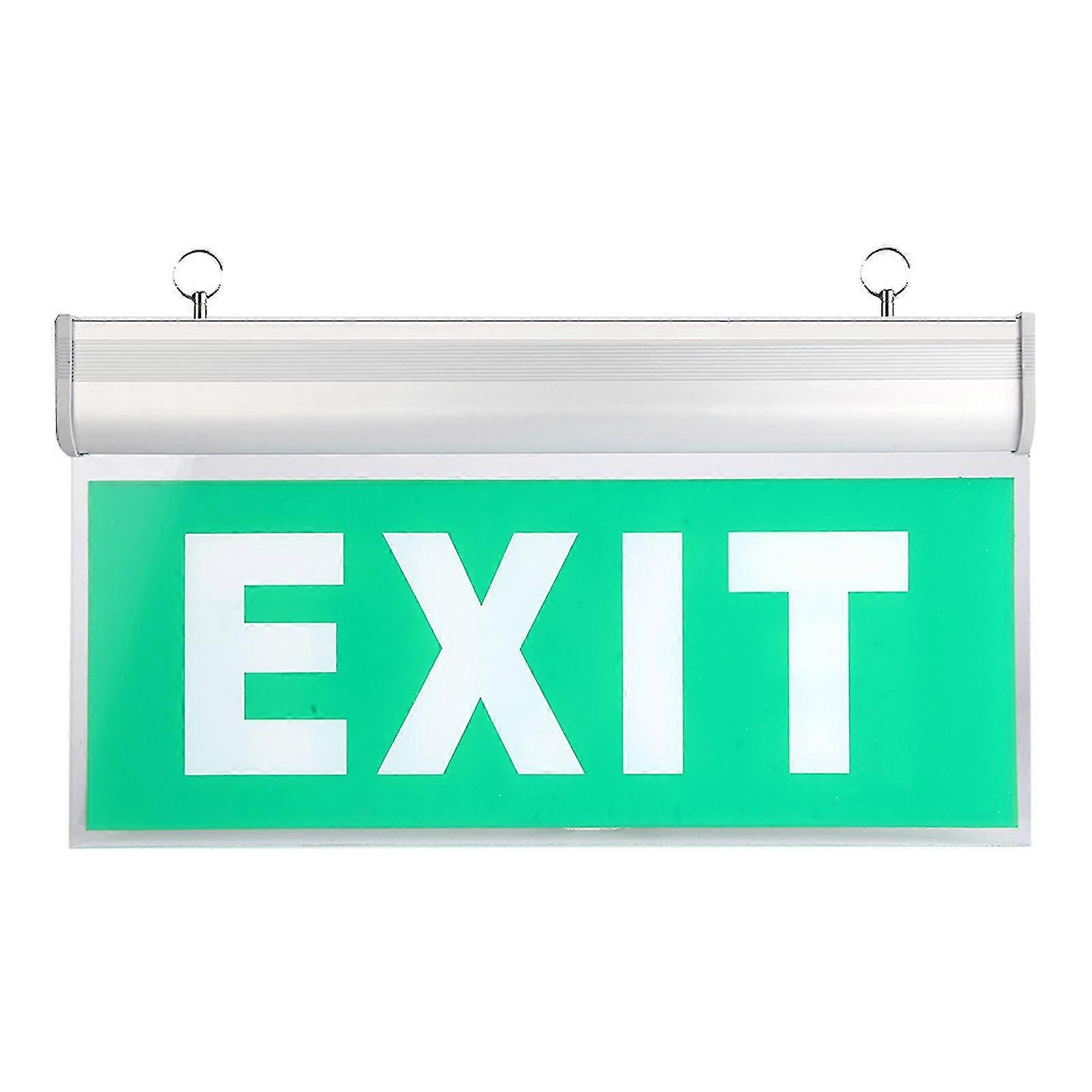 110-220v Acryl 3w 12 Leds Emergency Exit Sign Light Safety Indicator Lamp