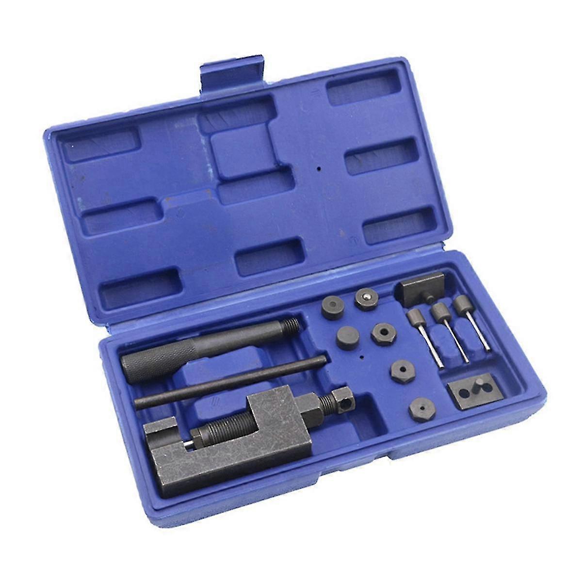 Motorcycle Chain Breaker Riveting Tool 6 Pins Chain Cutter Riveter Bike Chain Pin Press Handle for 415/420/428/520/525