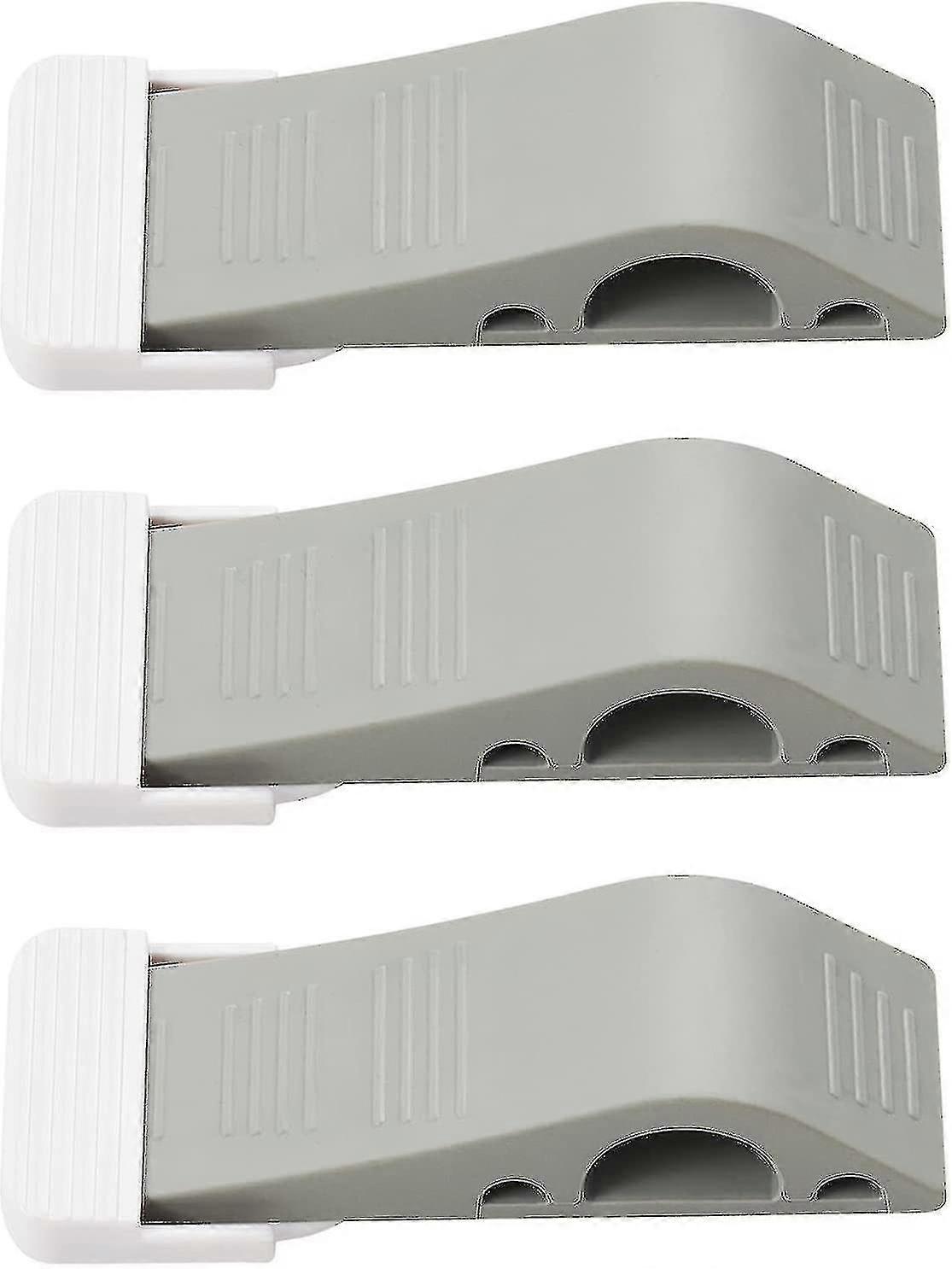 3 stk dørstopper gummi dørstopper, kileformet dørstopper