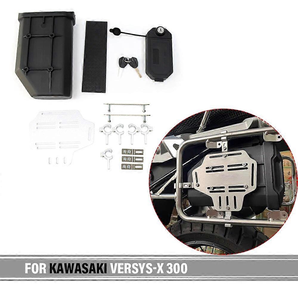 For Kawasaki VERSYS-X 300 Tool Box Motorcycle Toolbox Tool Box Waterproof Side Decorative Toolbox Side Decorative Box