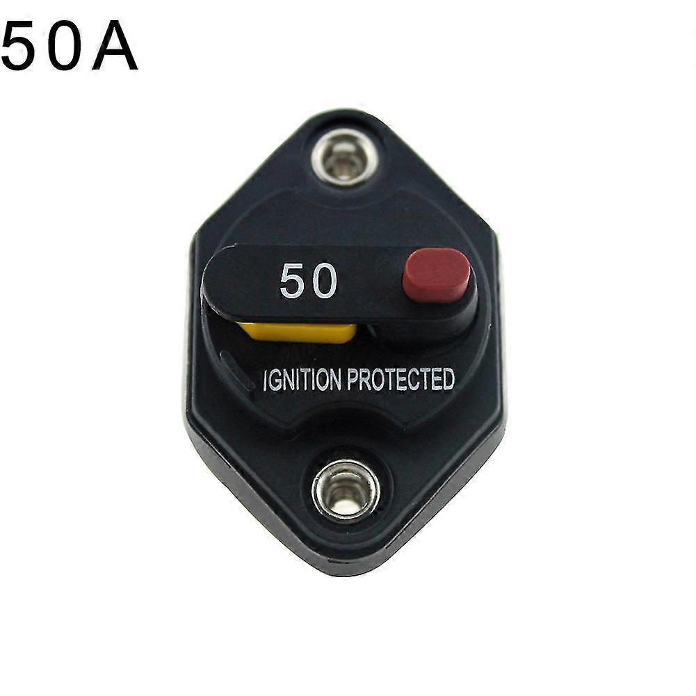 10/15/20/30/40/50a Amp Universal Car Boat Manual Circuit Breaker With Switch