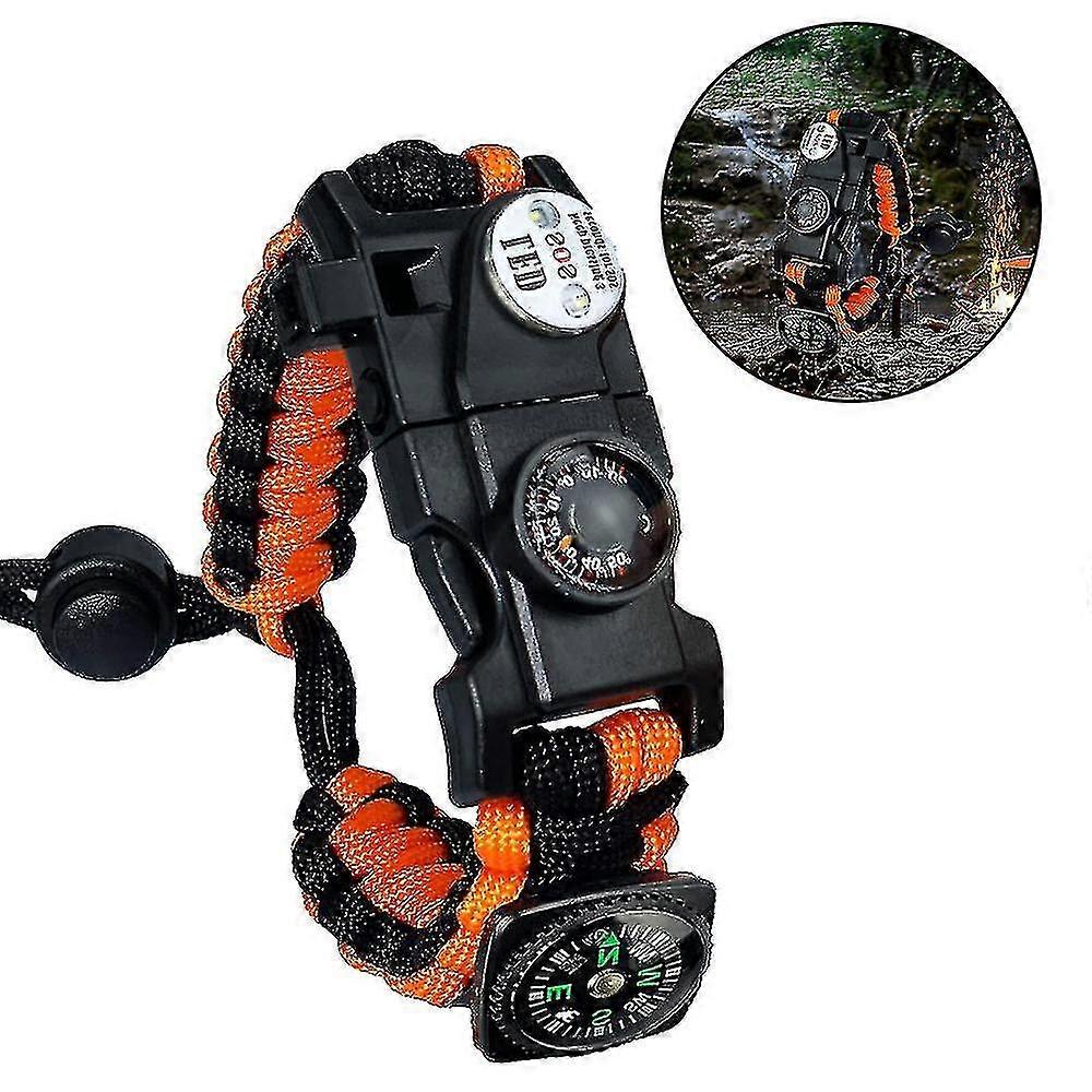 Adjustable Bracelet 7 Core 5 In 1 Emergency Sports Wristband Gear Kit