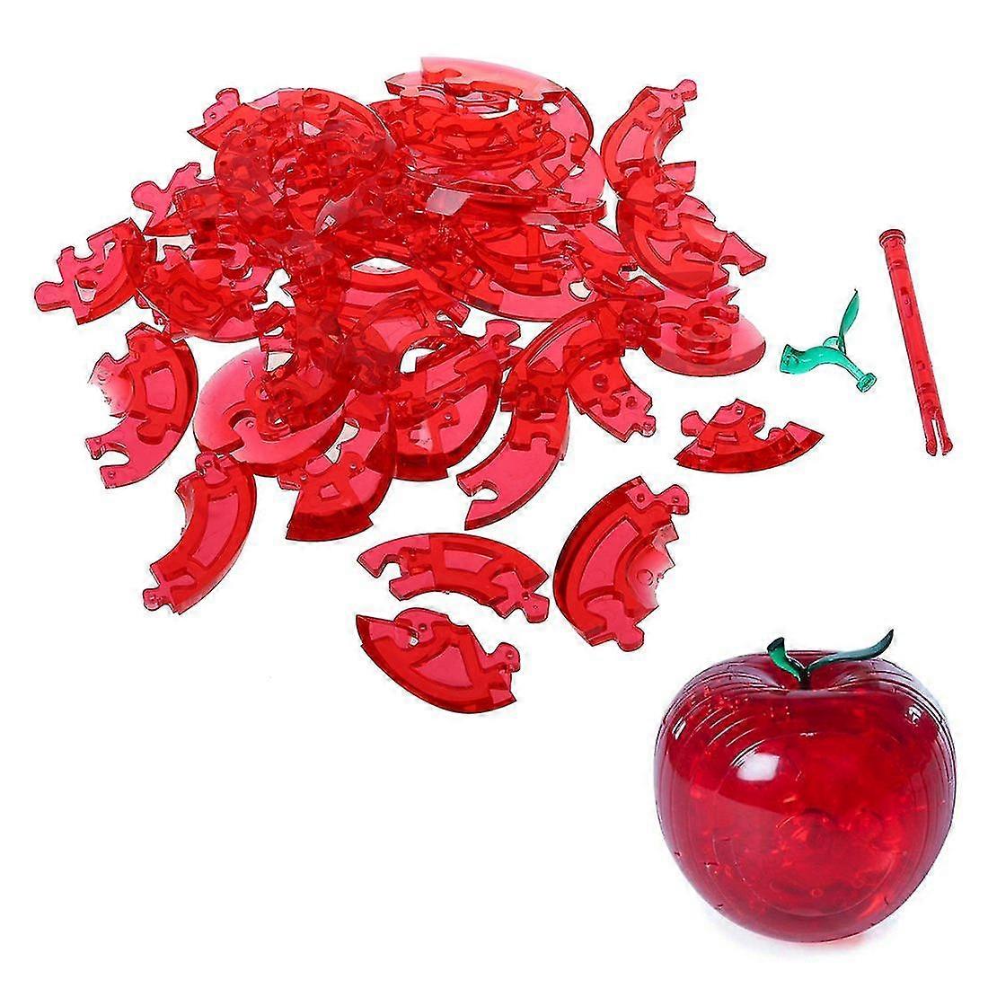 3d Crystal Puzzle - Red-