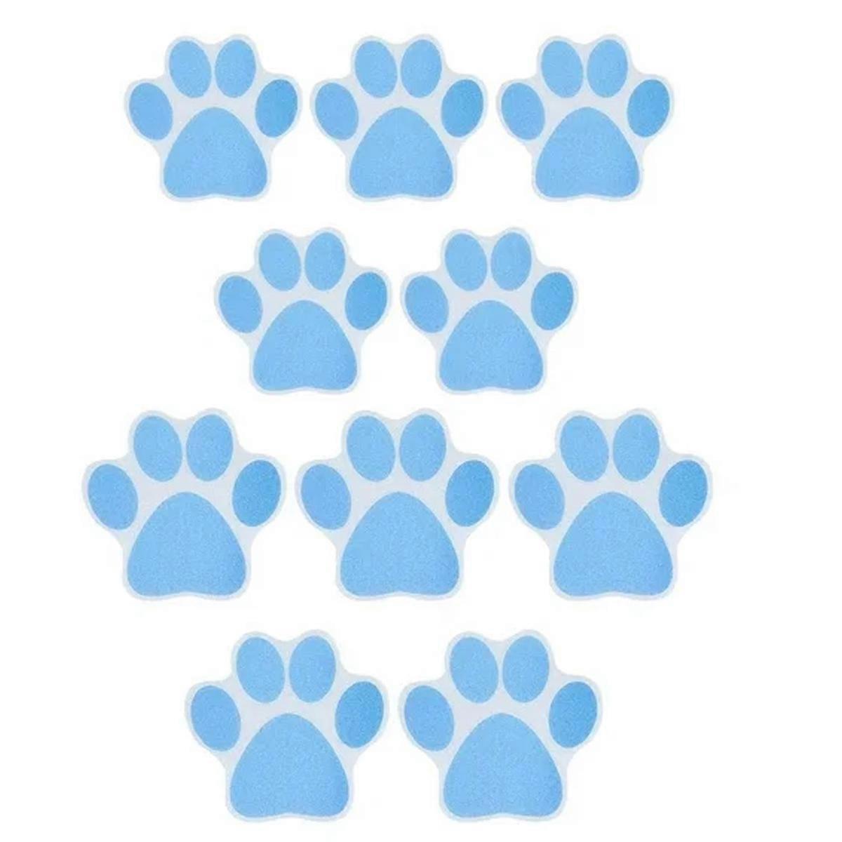 10x Antislip Badkuip Stickers Loopvlakken Appliques voor Badkuip Trappen Zwembad Boot Blauw