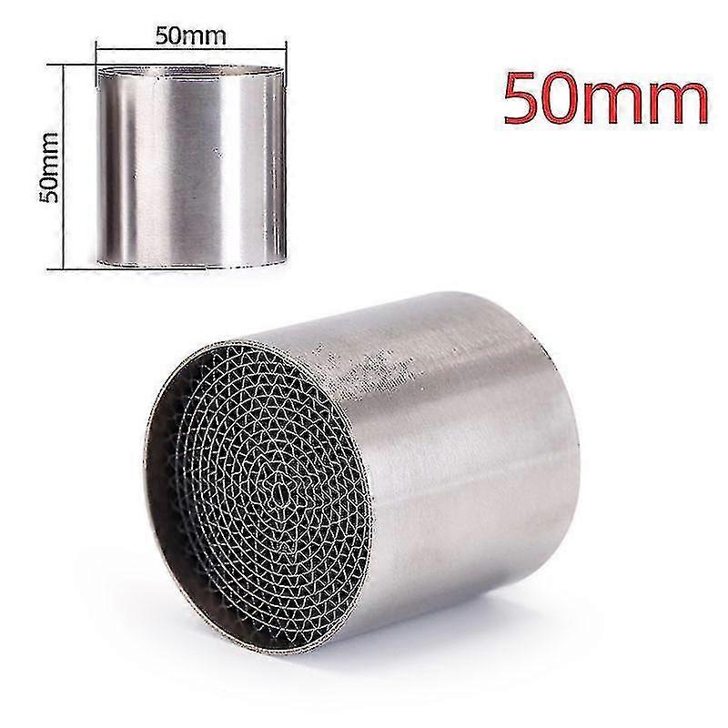 Motorcycle Exhaust 48mm 50mm 53mm Honeycomb Db Killer Reduce Noise High Torque At Low Speed Gas Purification Treatment fo