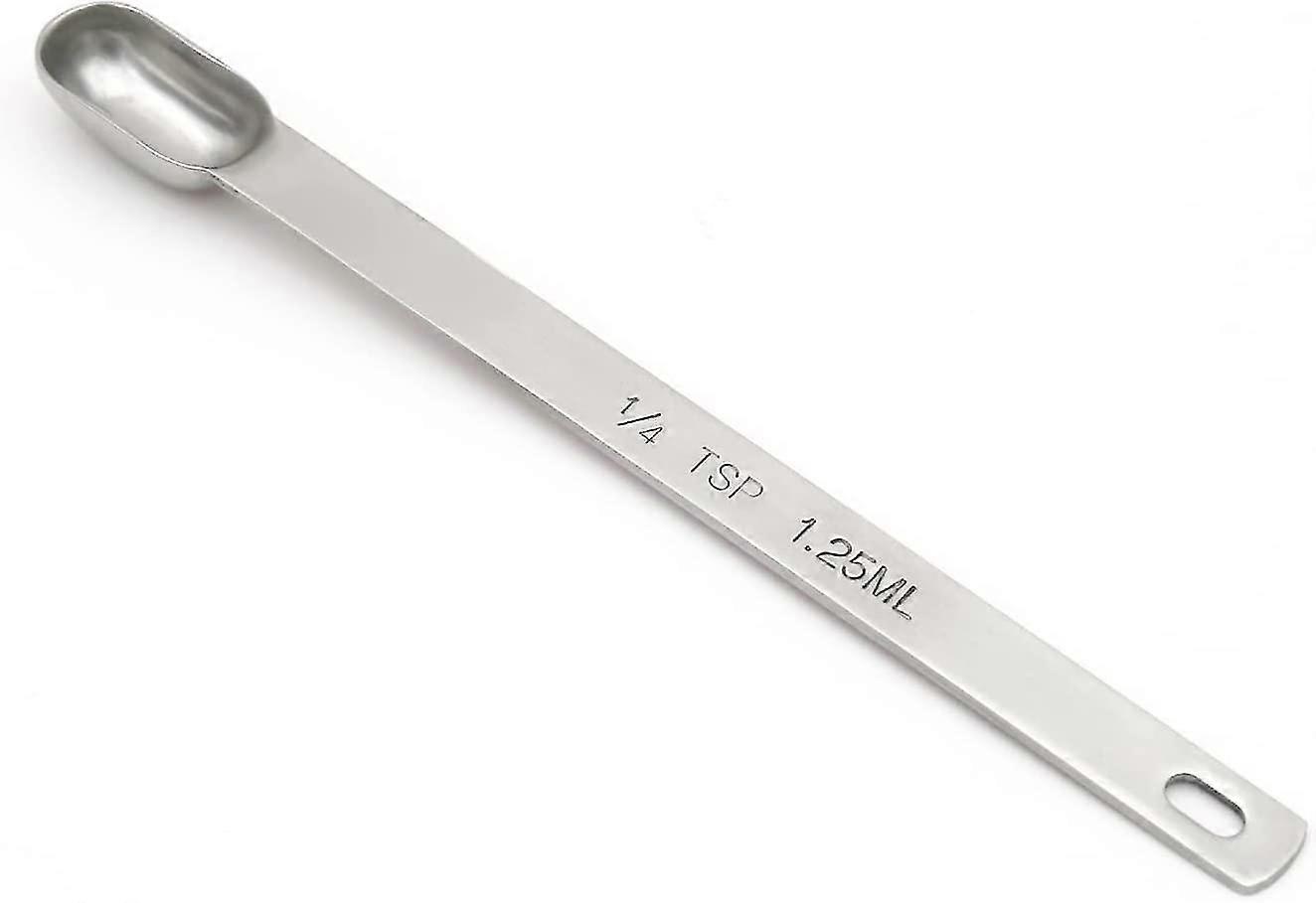 1/4 Teaspoon Single Measuring Spoon, Less Steel Individual Measuring Spoons, Measuring Spoons 1/4 Tsp(1.25 Ml)