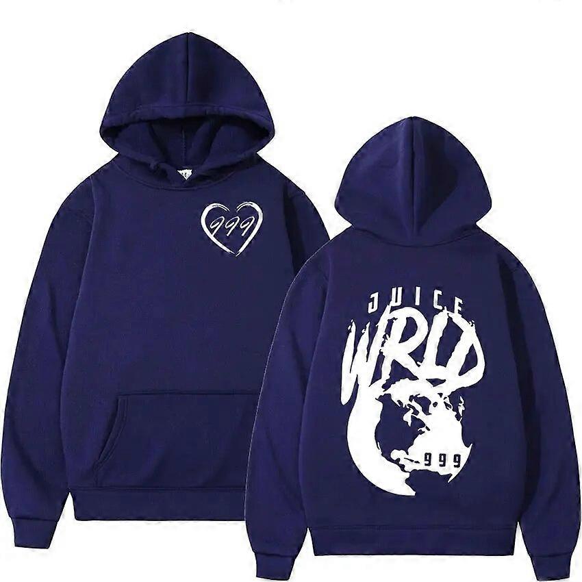 Rapper Juice Wrld 999 Pullover Hoodie Men Women Fleece Loose Long