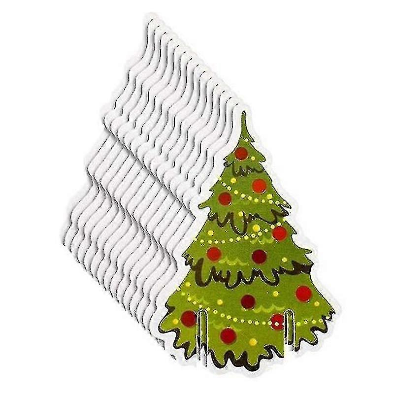 10 stk. juledekorasjoner til vinglass, koppkort, julebeger, tusjer, borddekor