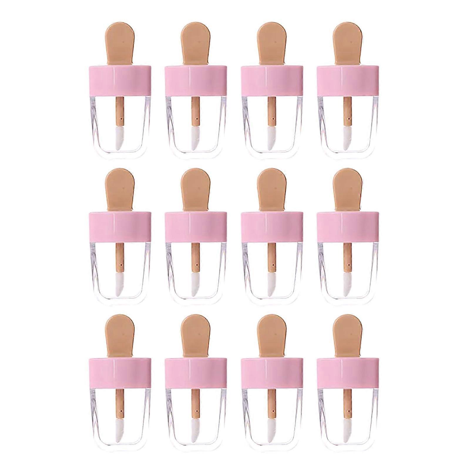 DIY Lipstick Base Storage Container Hollow See-Through Tube 12pc