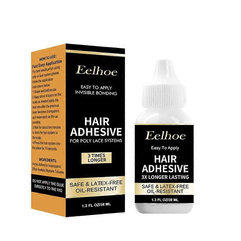 38ml Lace Perruque Colle Imperméable Colle Système De Cheveux Colle Pour Perruques En Dentelle