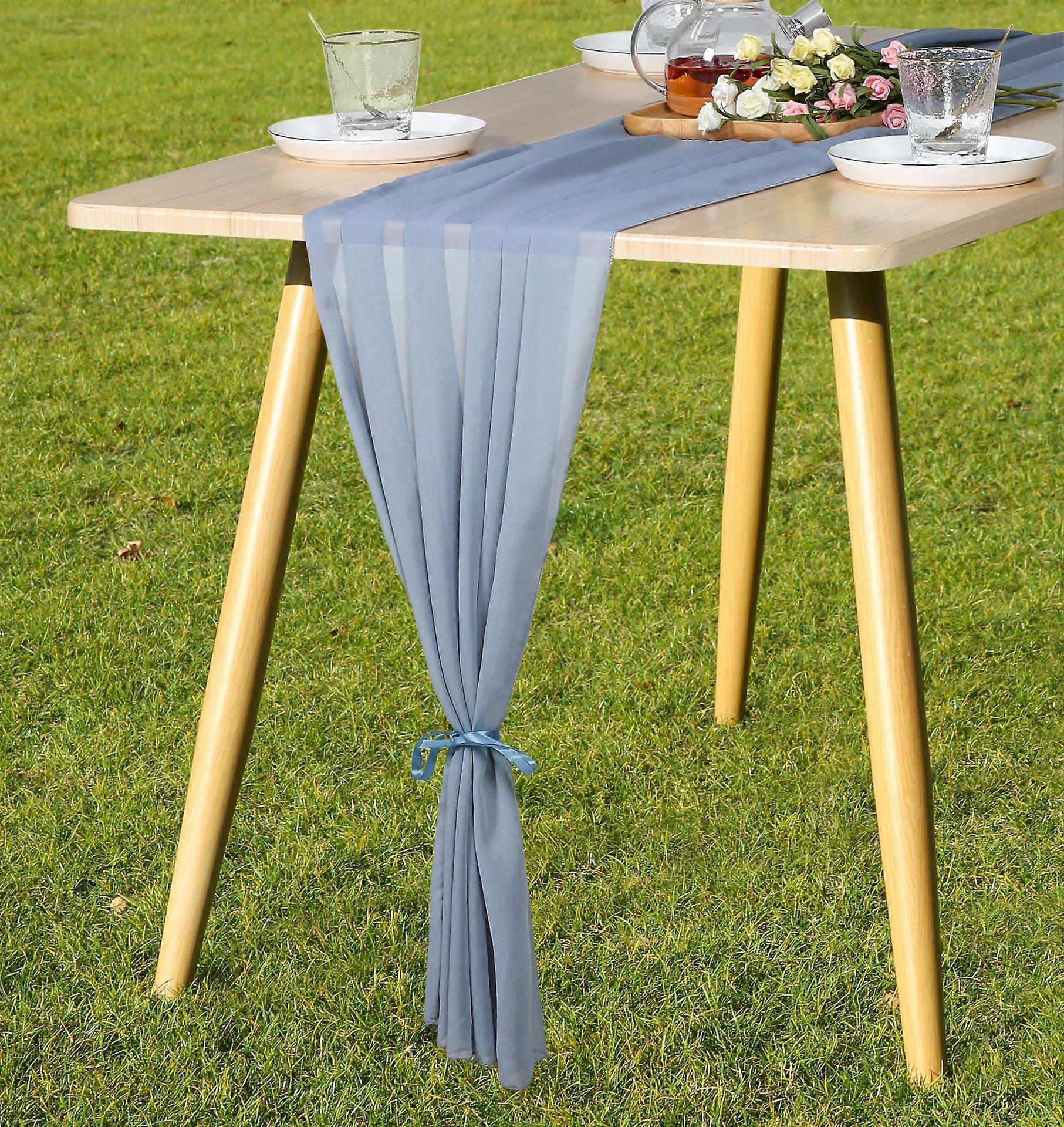 Chiffon Table Runner 70x300cm Romantic Wedding Runner