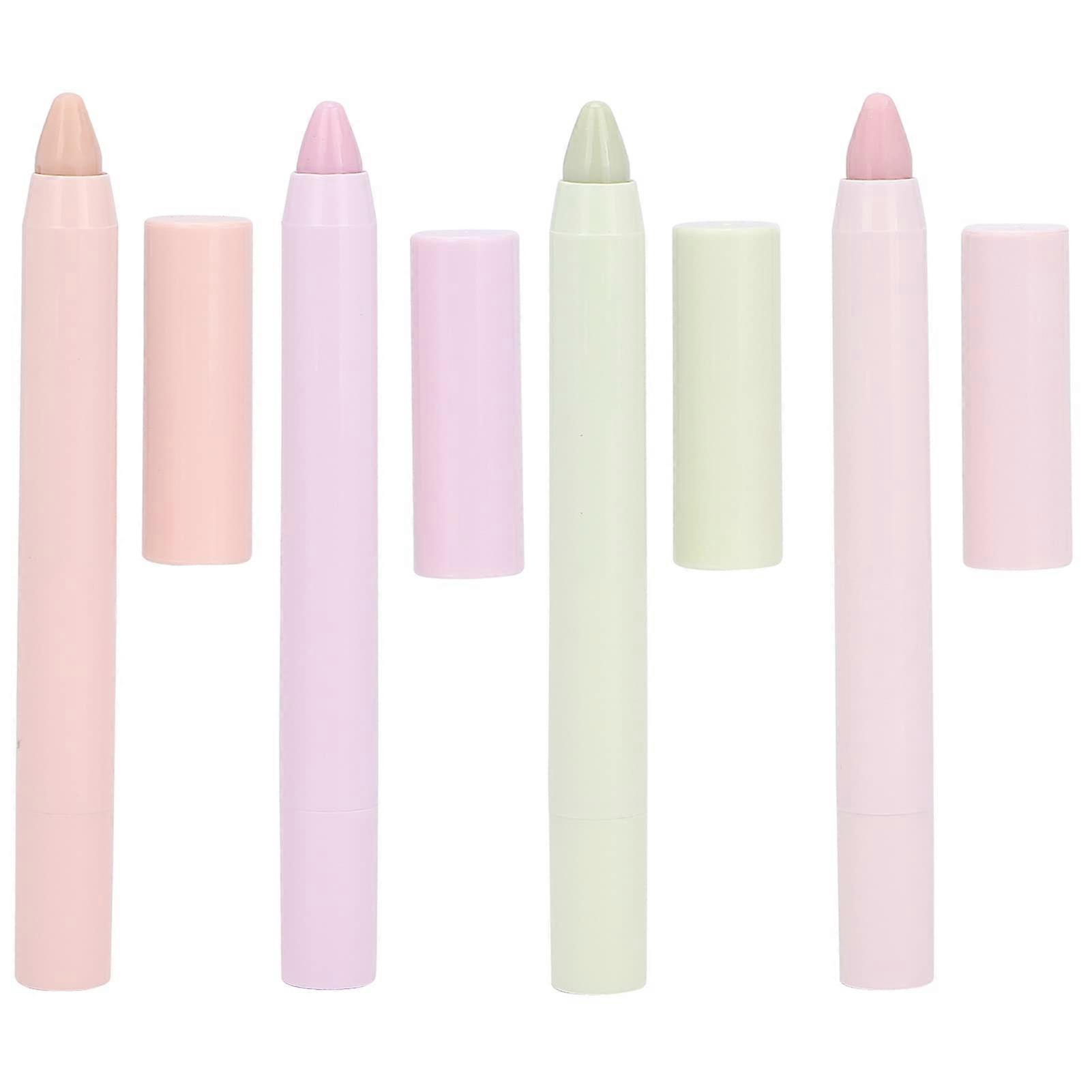 4 Pack Mini Solid Perfume Stick, Light Scent, Durable Solid Pocket Perfume, Pen-Shaped Essential Oil, Solid Perfume for Women