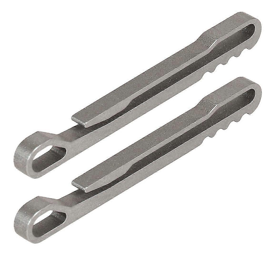 Titanium Alloy Carabiner Clip Hook Keychain(2pcs)