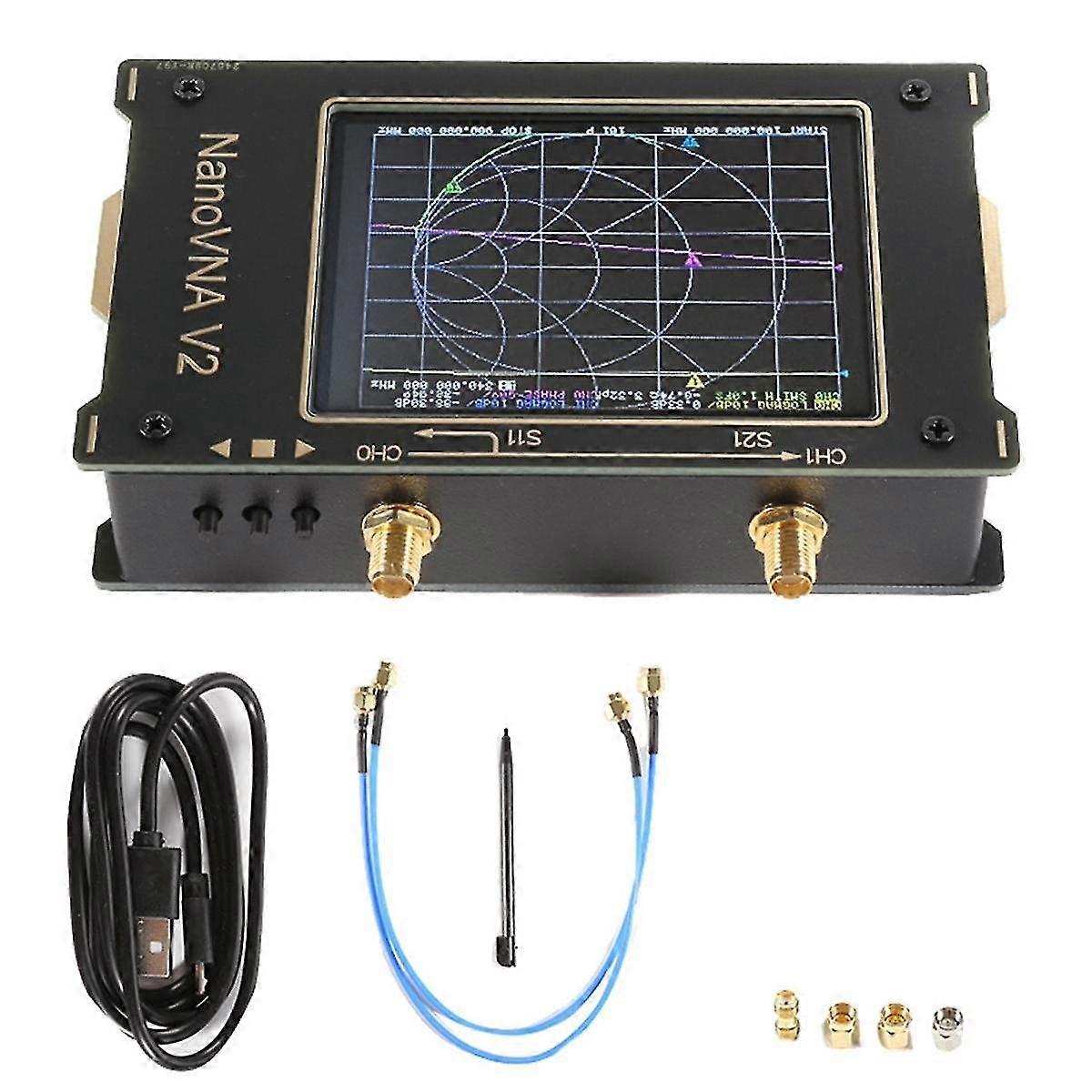 Vektornetzwerkanalysator -v2 Netzwerkanalysator 3,2 Zoll 50k-3g Antenne Split Debugging UV-Band-Duplexer-Analysator