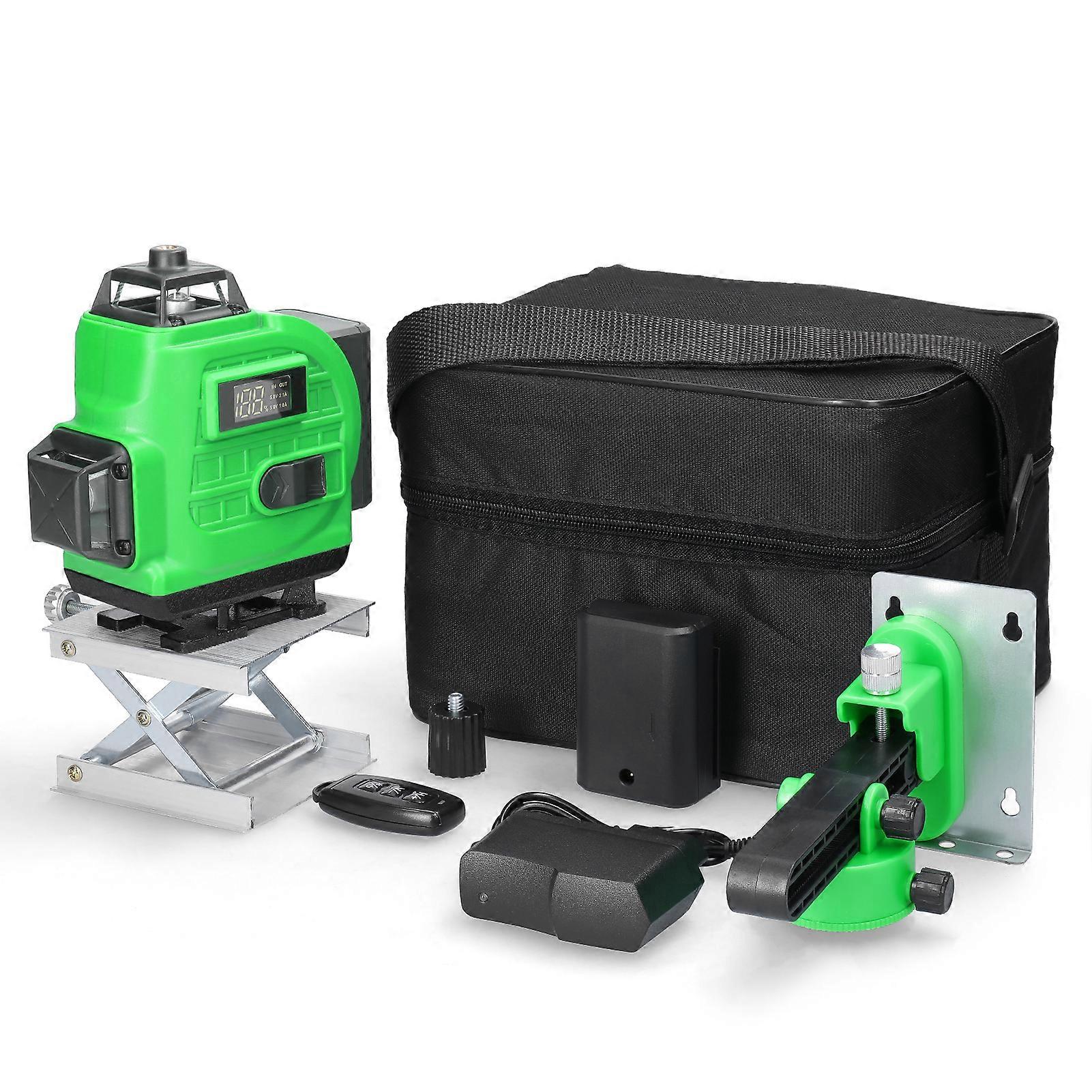 16 Lines Laser Level 3 Self-leveling Machine Leveling Tool Omnidirectional Ground Wall Sticker Self-leveling Laser Level