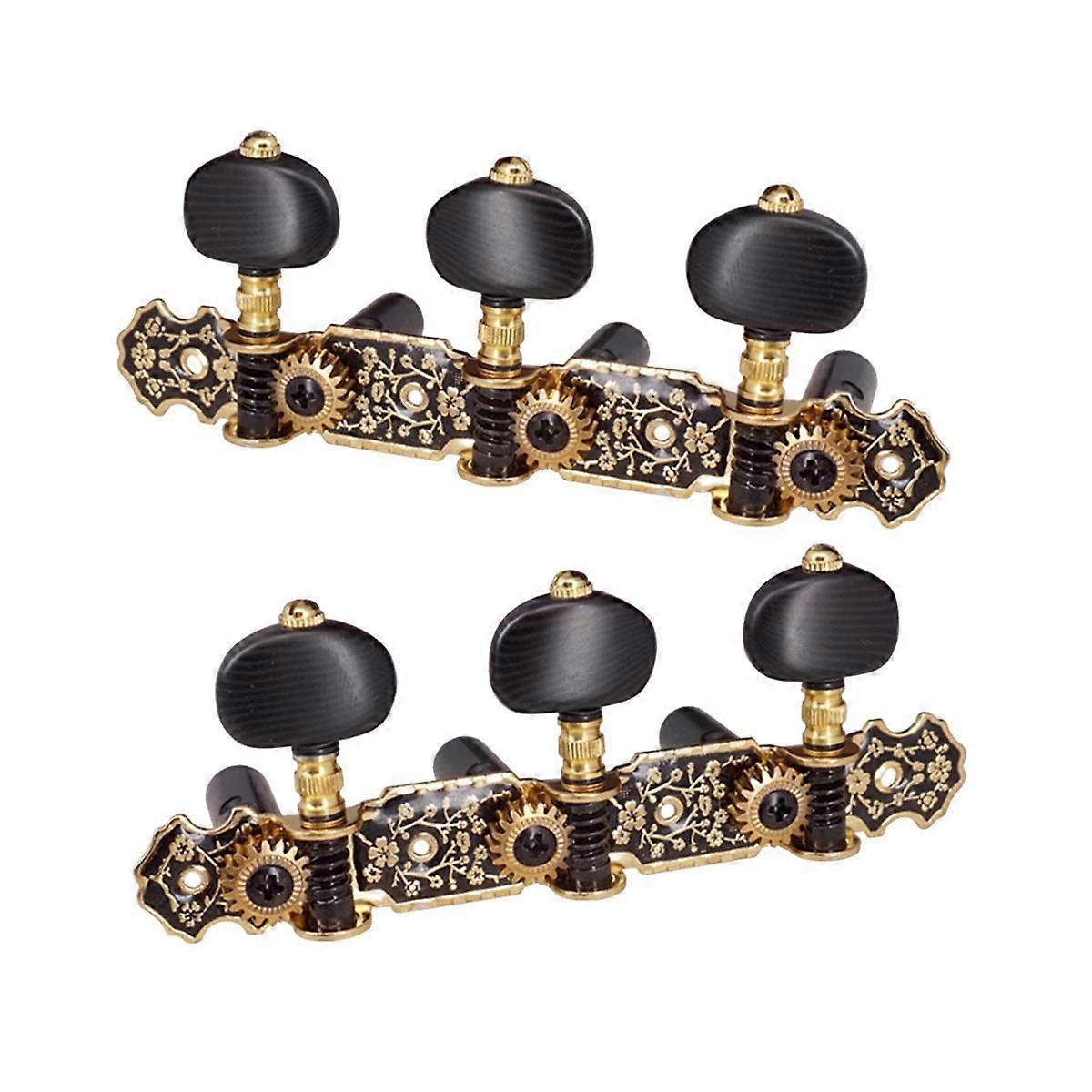 Guitar Machine Heads Classic Guitar String Tuning Pegs Key 3L3R Guitars Knobs Tuners Keys Part Repl