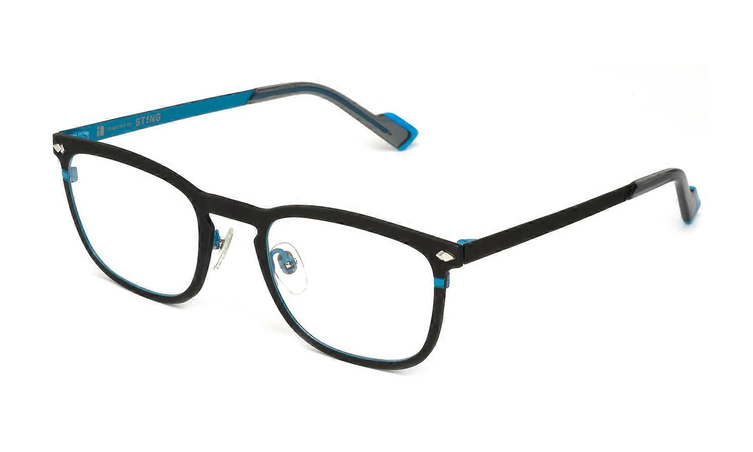 Eyewear Frames Sting VST535 0SB3 Black SEMILUCIDO C/PARTI COLORATE 51/22/145 MAN