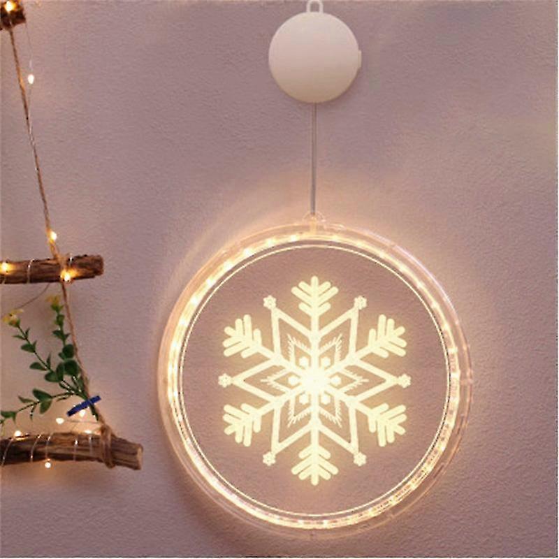 Christmas Wreath Led String Light With Santa Claus Door Wall Hanging Garland Holiday Home Navidad Decoration Ornament Gifts