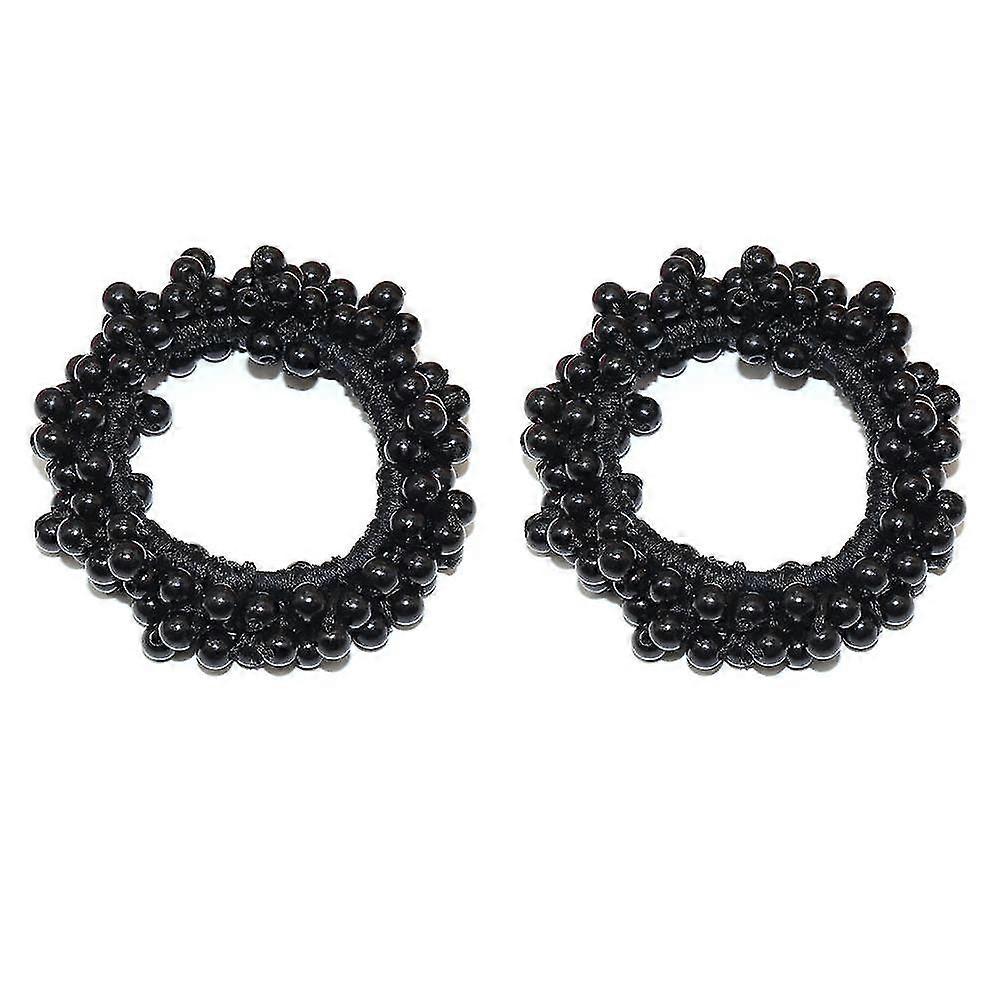 Elegant colorat moda perla elastic benzi de păr dulce păr ornament moda accesorii de păr roz