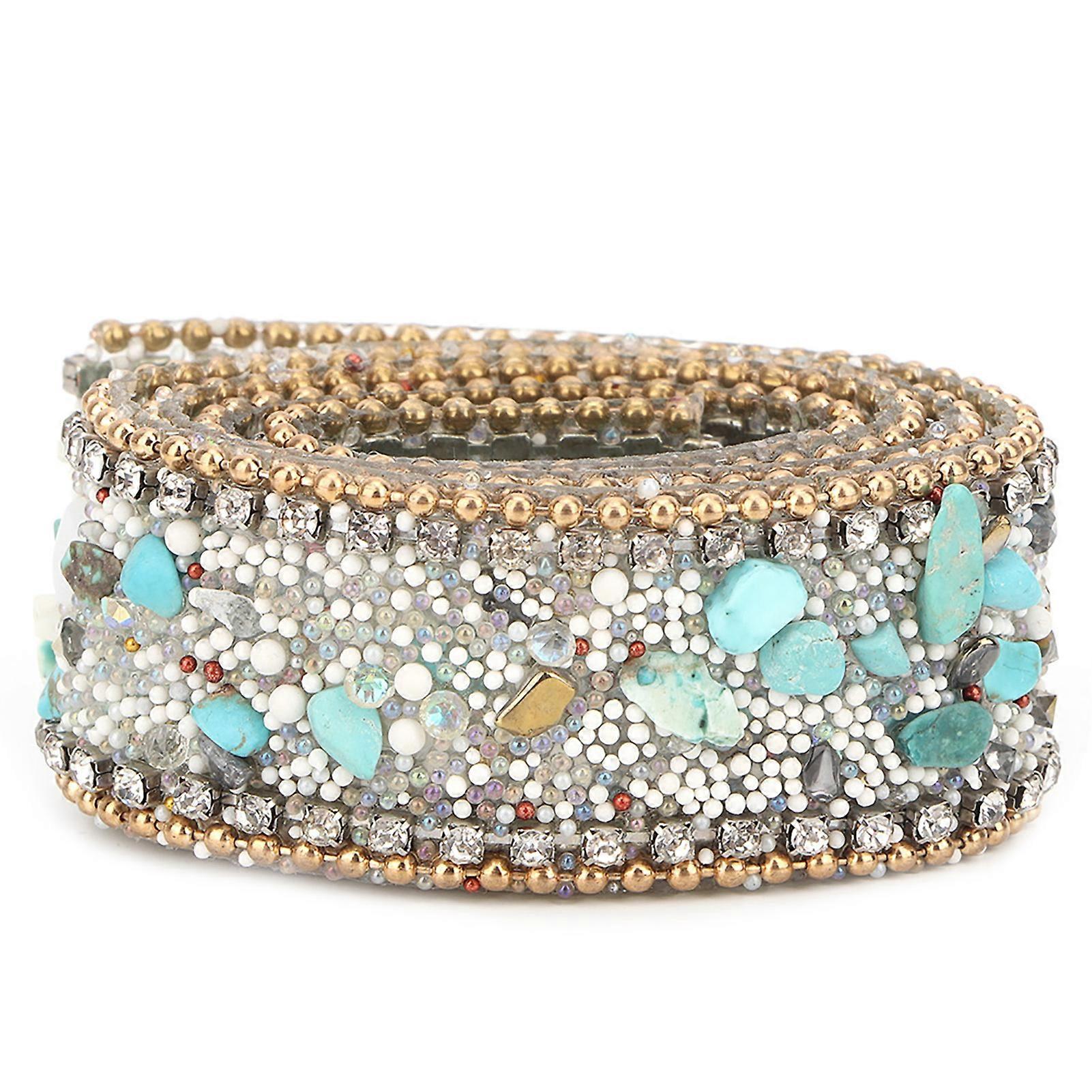 2.5cm DIY Diamond Mesh Wrap Roll Crystal Rhinestones Chain Trim Ribbon Decoration (#05)