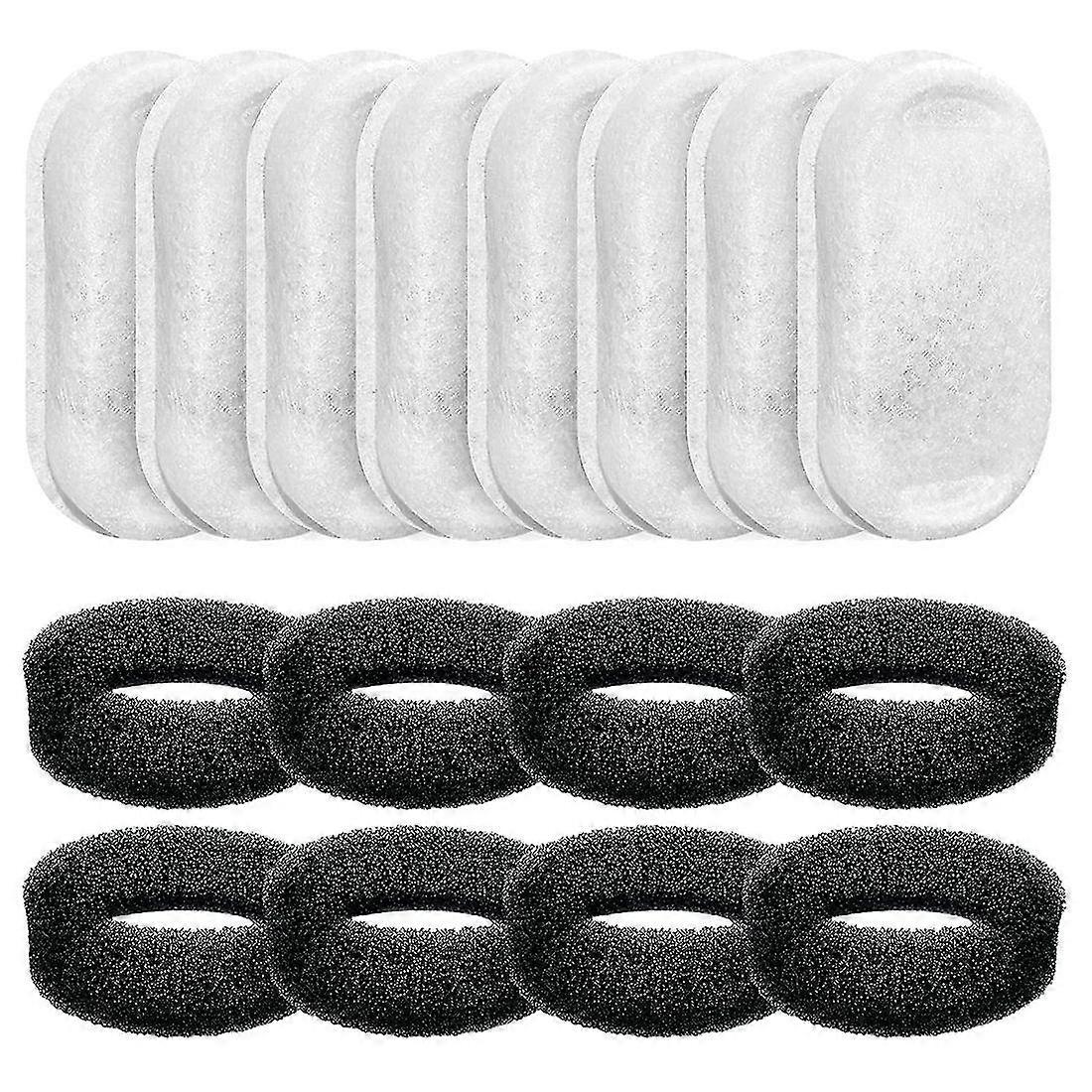 Filtry do fontanny dla kotów o pojemności 108 uncji/3,2 l i 67 uncji/2 l z regulowanym przepływem wody, fontanna dla zwierząt domowych