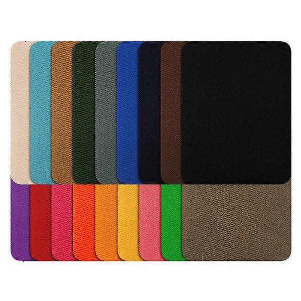 Iron on team patches in 18 colors Multicolor Multicolor