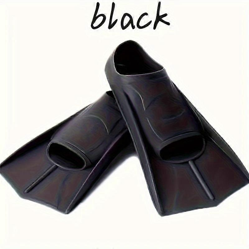Swimming Fins Suitable For Freestyle Breaststroke, Silicone Short Fin Professional Diving Equipment, Convenient Mesh Bag Packaging (colored Fins)