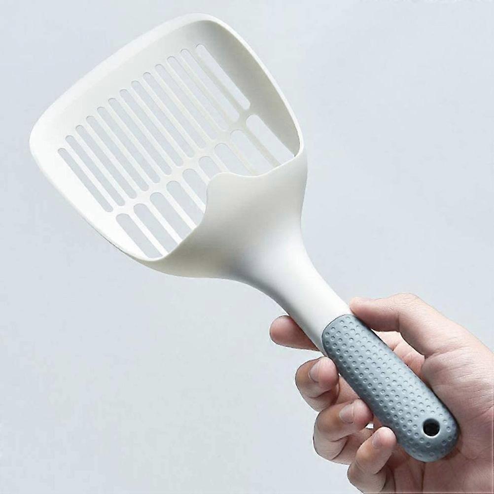 Cat Litter Scoop for Cat Sand Toilet Cleaning 29.5*12.8cm PP Material Ergonomic Long Handle Odorless Coating Easy Use Wall Mount Compatible