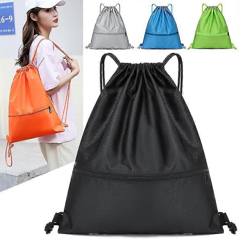 Large Capacity Sports Fitness Training Drawstring Drawstring Drawstring Pocket Backpack-c