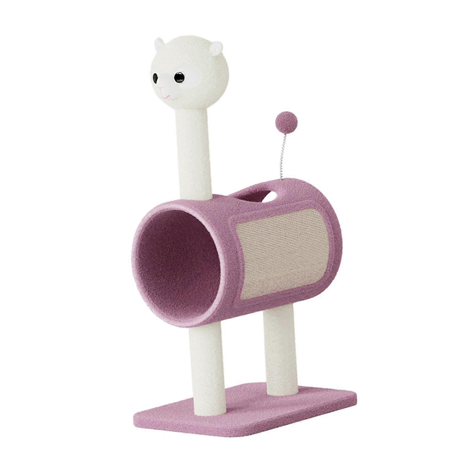 Cat Tree Wear Resistant Aesthetic Design Modern Alpaca Shape Cratching