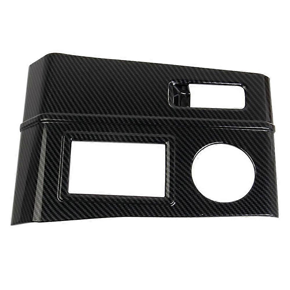 For 2022 Carbon Fiber Console Gear Shift Panel Cover Frame Decor Sticker Abs