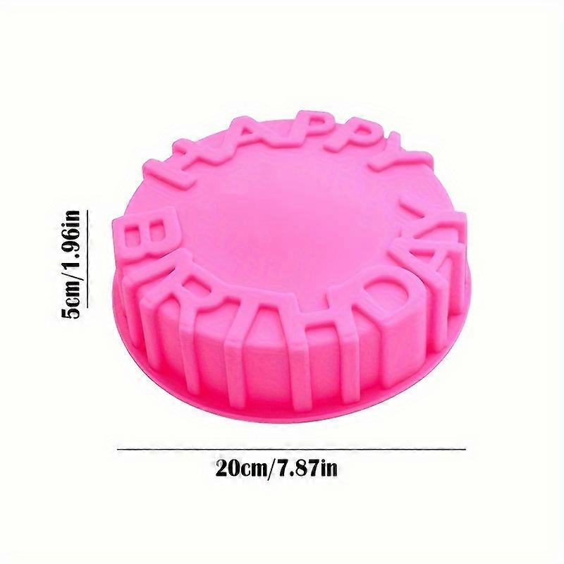 1PC Silicone Round Basin Birthday Cake Ice Cream, Jelly Pudding, Soap Cake Mold Baking Tool Suitable For Birthday Cakes, Bread, Muffins, Brownies, Che