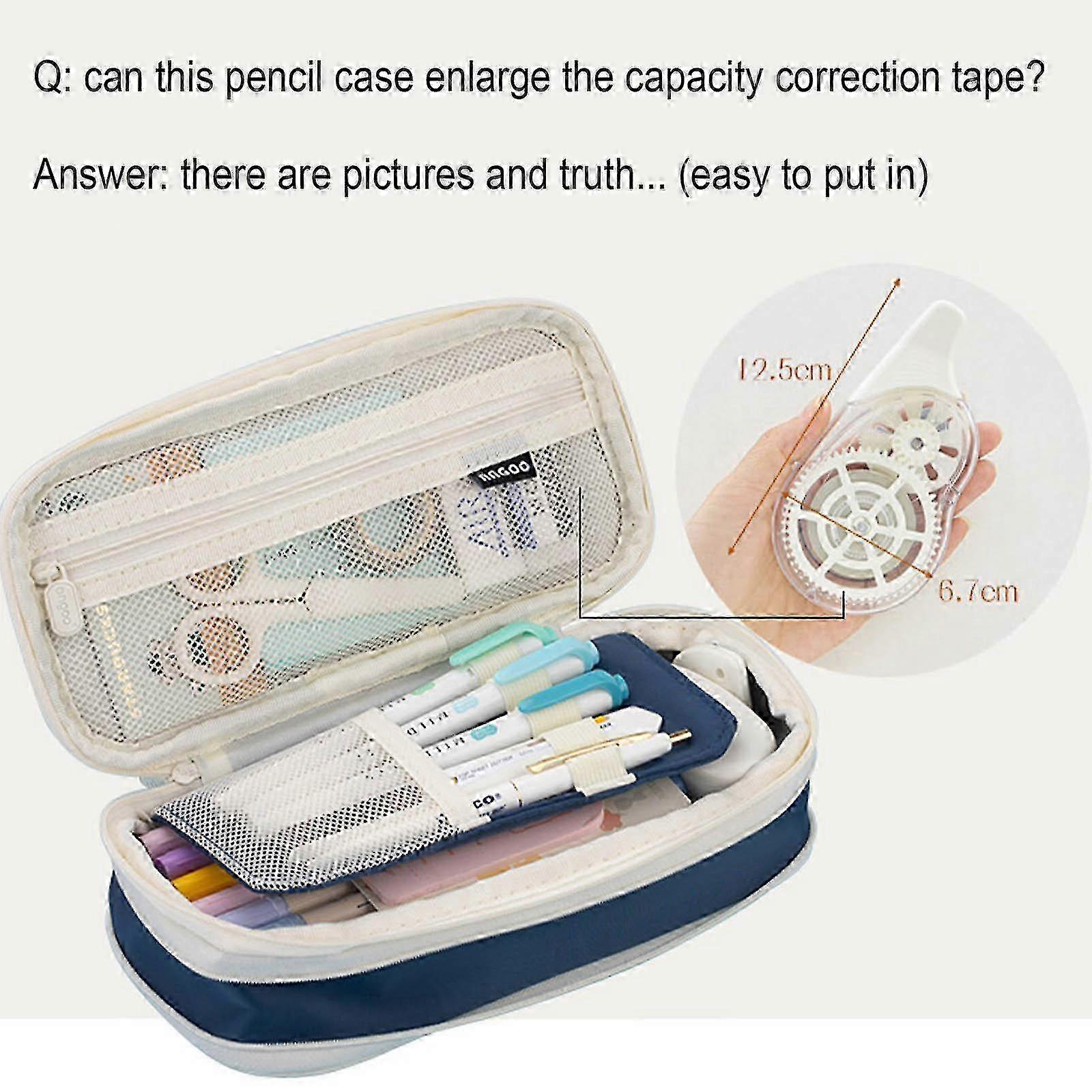Large-capacity Pencil Case Macaron Color Matching Can Be Transformed Into An Upgraded Pencil Case Stationery Box