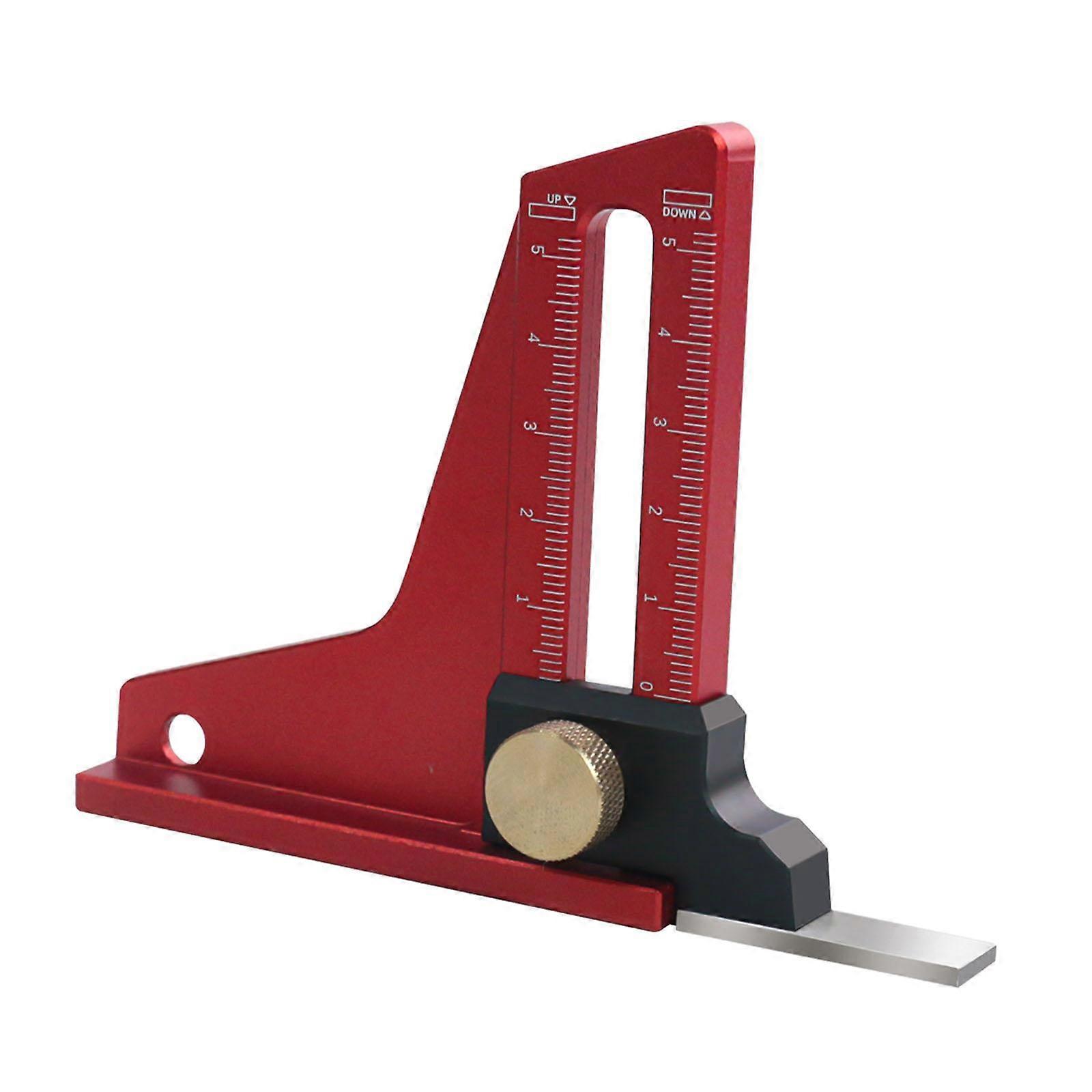 Woodworking Height Gauge Depth Measuring Tool for Cutting Router Drill Press