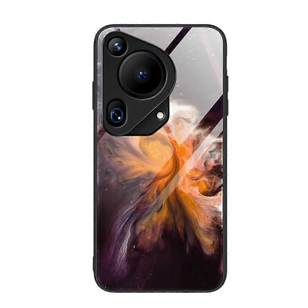 Marble Pattern Glass Case For Huawei Pura 70 Ultra