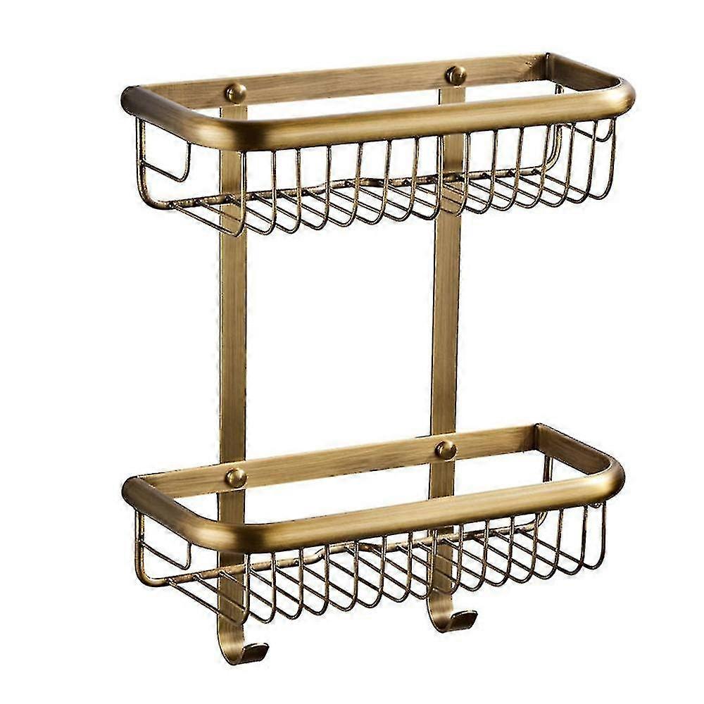 Rectangular European Bathroom Rack Storage Rack Wall Mounted