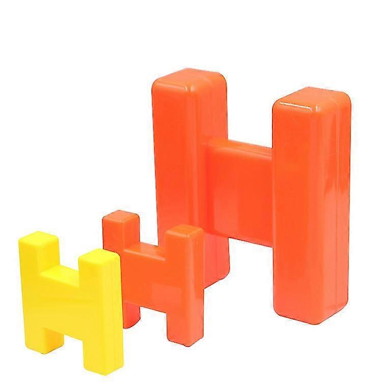I-shaped Reel Reeling Board Quick Line Tool Large And Small Fishing Gear With Line Orange 1pc