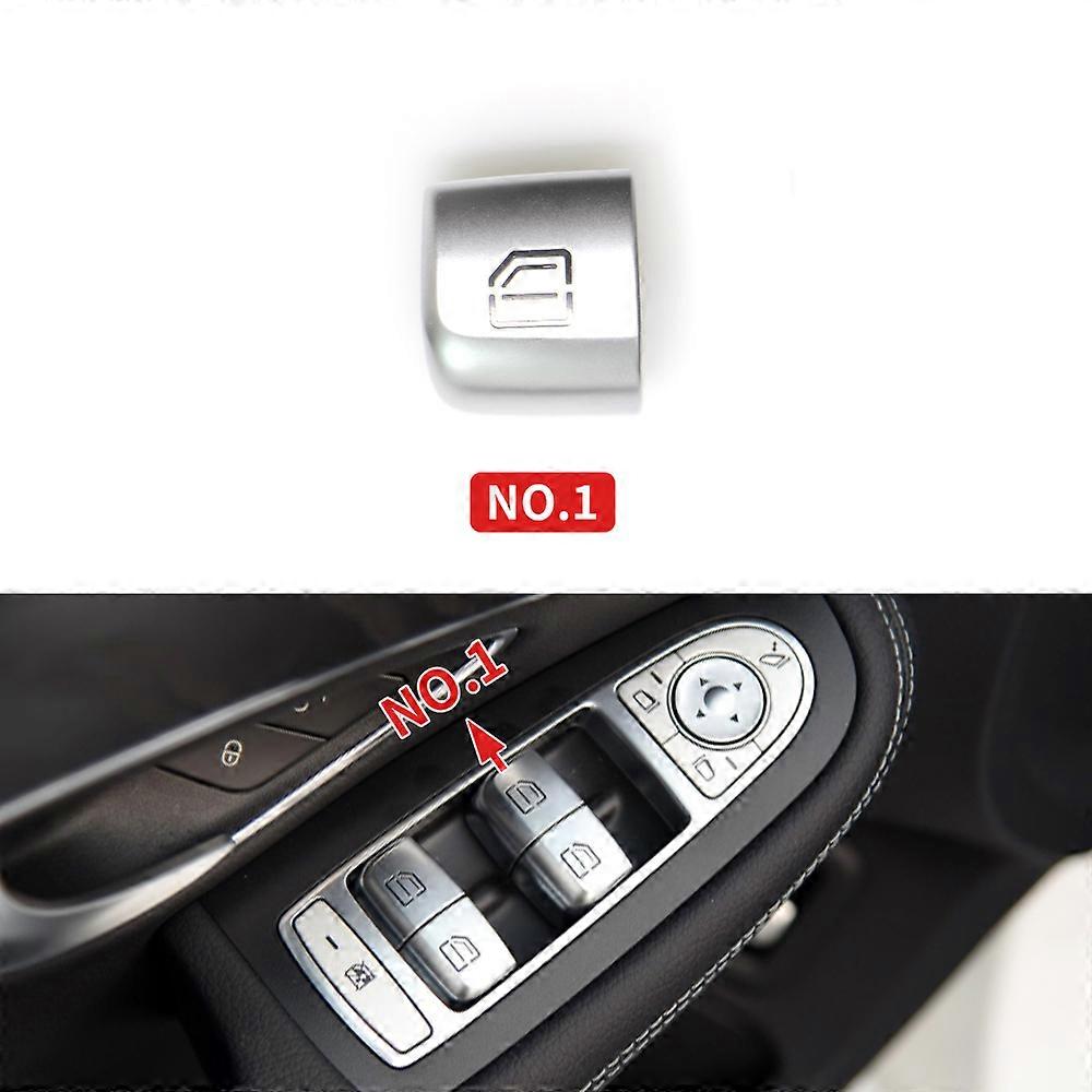 Window car switchRepair Button Cover Vehicle Door Glass Control Key Cap For Mercedes Benz W205 W253 W213 C E GLC Class