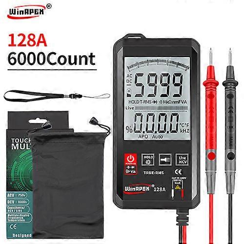 Multimeter Digital HY128A 128B 128C Pocket Touchscreen Auto Range 6000 Counts AC DC Spannung Ohm Hz NCV True RMS Tester