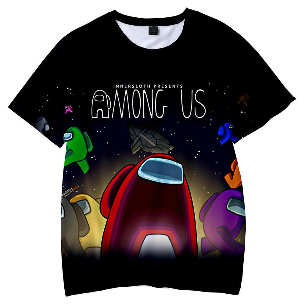 thumbnail image 1 of Among Us Series Ropa Niños Niños Camiseta de manga corta Top de cuello redondo de verano, 1 of 2