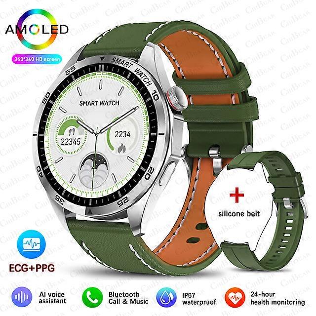 Für Android IOS Watch 4 Smart Watch Erwachsene GPS Sport Track Fitness-Tracker IP68 wasserdichtes EKG + PPG Bluetooth Anruf Smartwatch Erwachsene