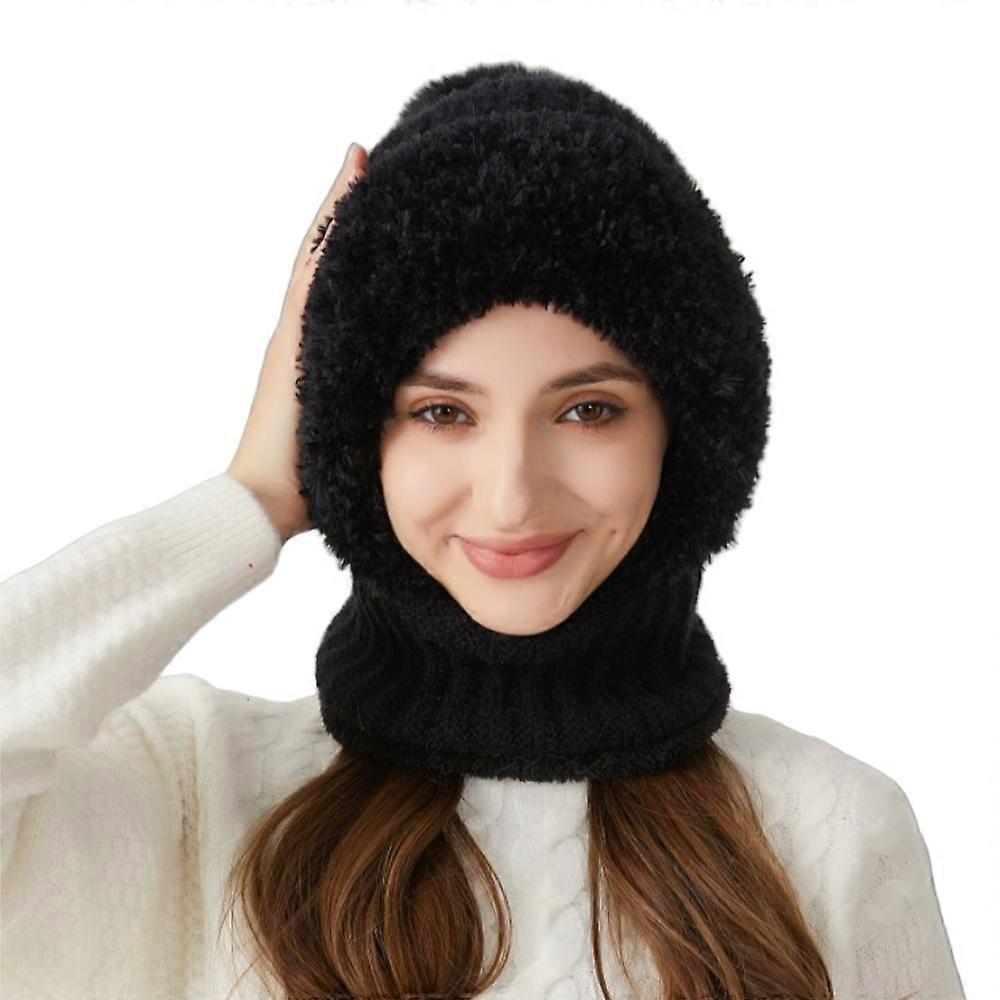 Women's Knitted Beanie Hat for Autumn and Winter
