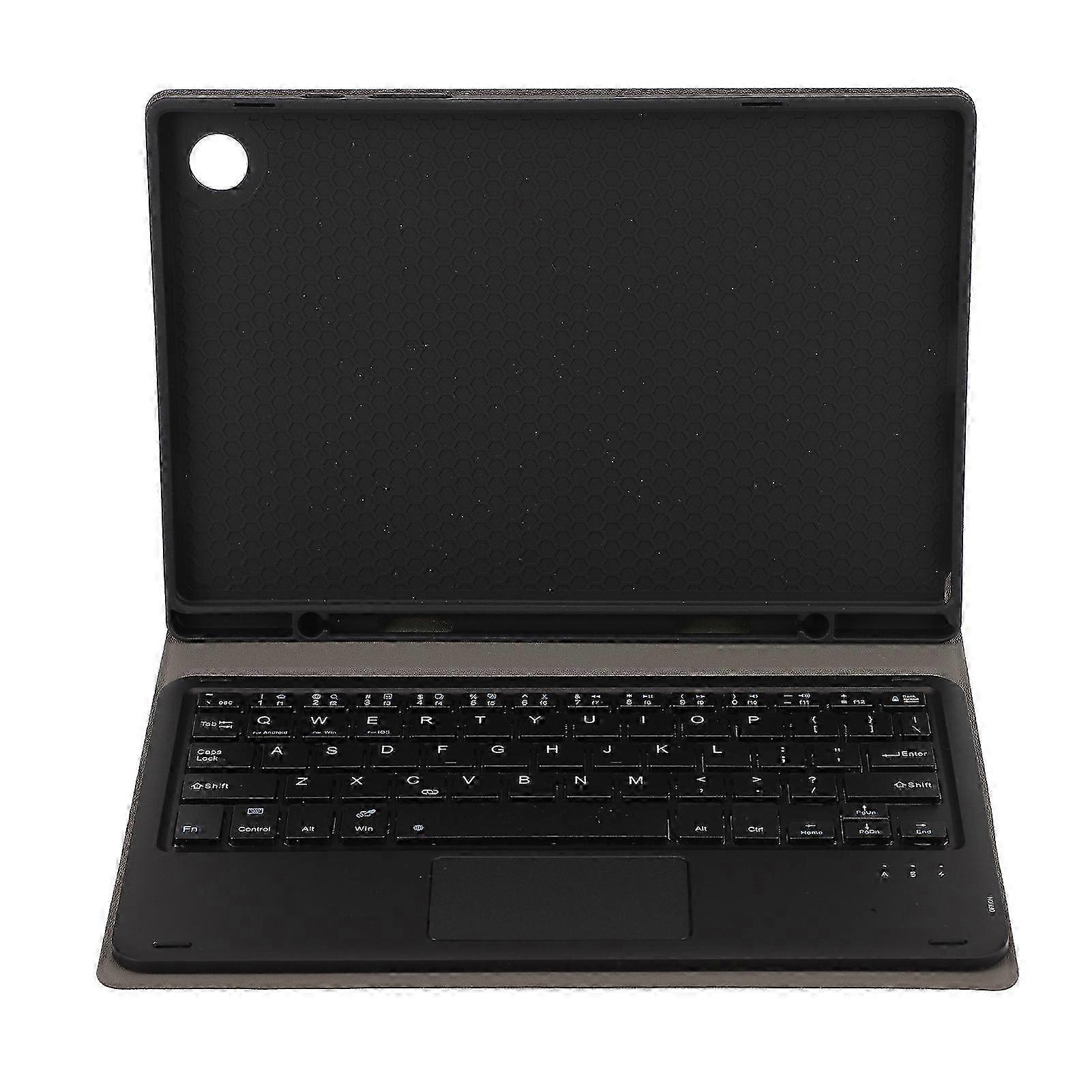 Tablet Keyboard Case Magnetic Black Detachable Trackpad TPU Case with Pen Slot for Tab A8 10.5in for SM X200 for X205 for X207 Touchpad