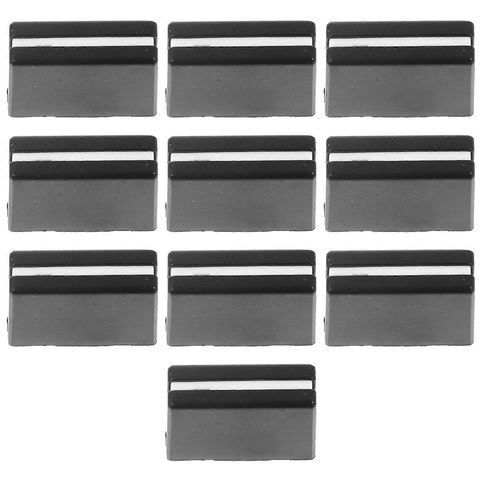 10pcs Fader Caps Replacement Slider Caps Mixing Console Slider Fader Buttons Fader Caps