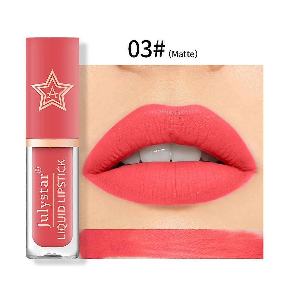 Make-up, natural three-dimensional matte lip glaze, moisturizing, long-lasting, non-fading, non-stick pearlescent lipstick