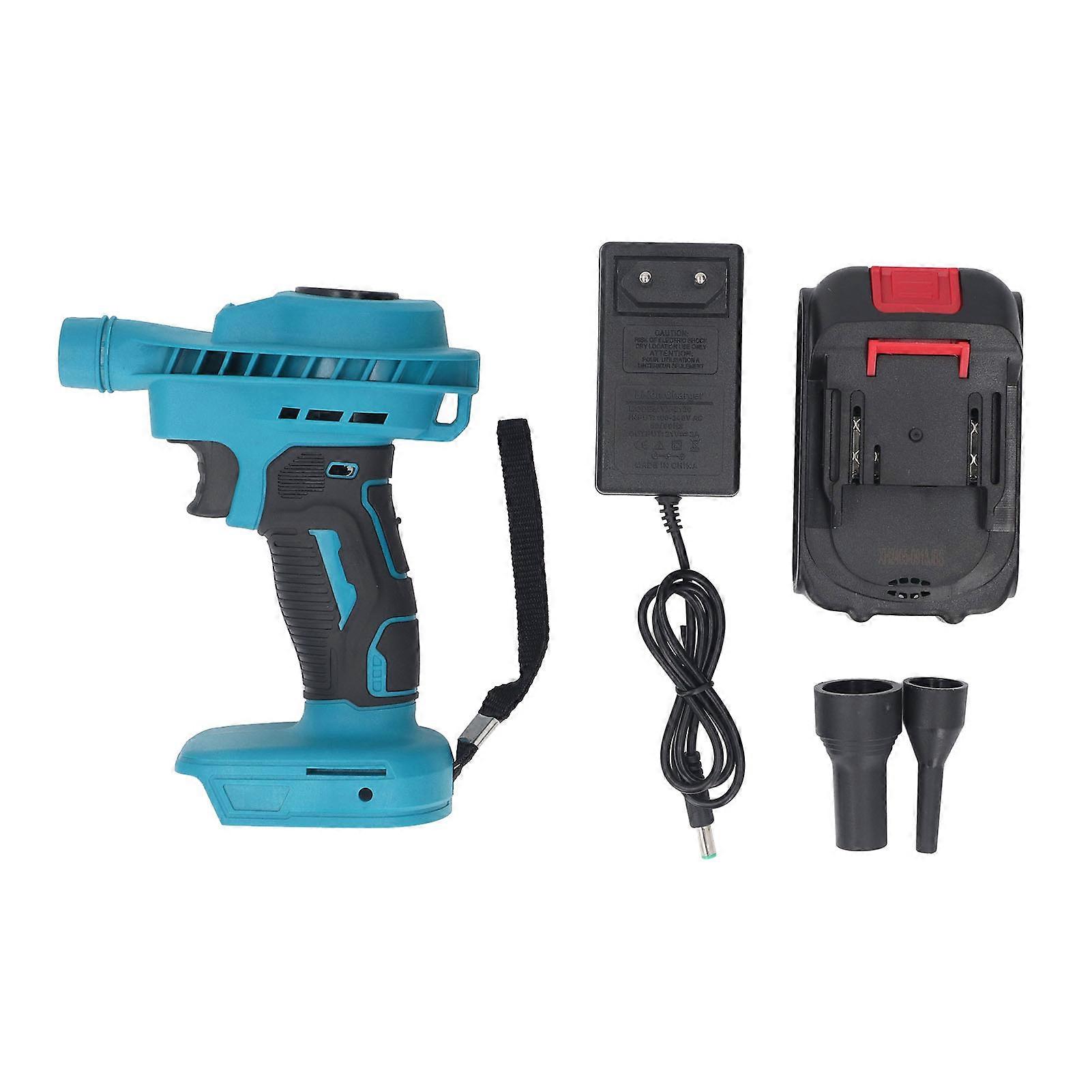 Cordless Dust Blower Multifunctional High Efficiency Rechargeable Mini Electric Leaf Cleaner EU Plug